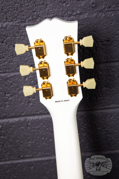 2022 Limited Production Tokai ES202G-CM Snow White w/ Hard Case 335-style MIJ Made in Japan