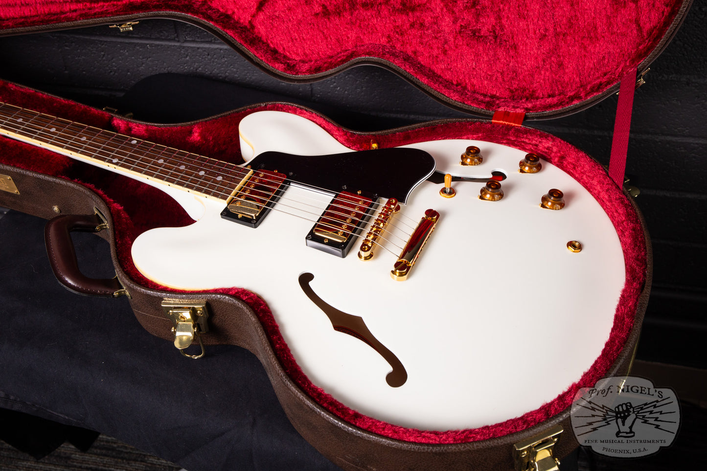 2022 Limited Production Tokai ES202G-CM Snow White w/ Hard Case 335-style MIJ Made in Japan