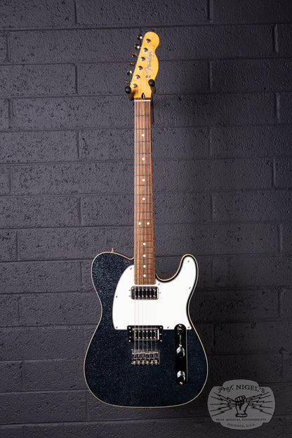 2023 Fender Limited Black Sparkle Telecaster w/ Flame Maple Neck MIJ Made in Japan Filtertron