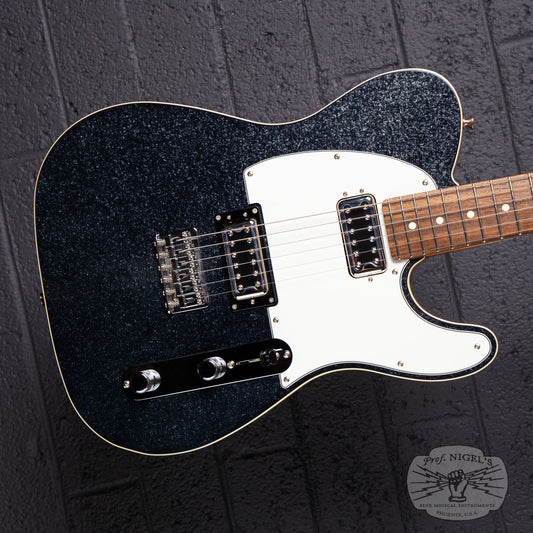 2023 Fender Limited Black Sparkle Telecaster w/ Flame Maple Neck MIJ Made in Japan Filtertron