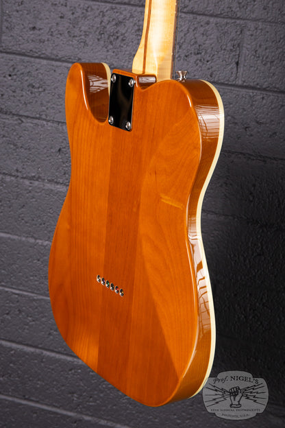 2023 Fender Limited Black Sparkle Telecaster w/ Flame Maple Neck MIJ Made in Japan Filtertron