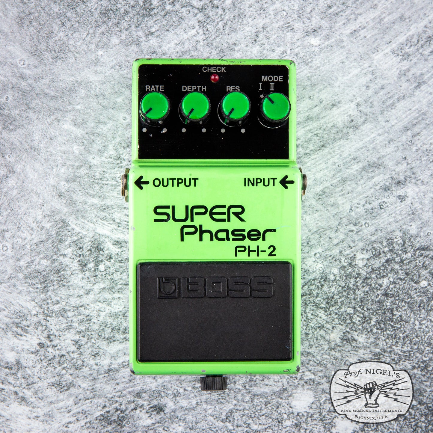 Boss PH-2 Super Phaser 1984 Black Label Vintage MIJ