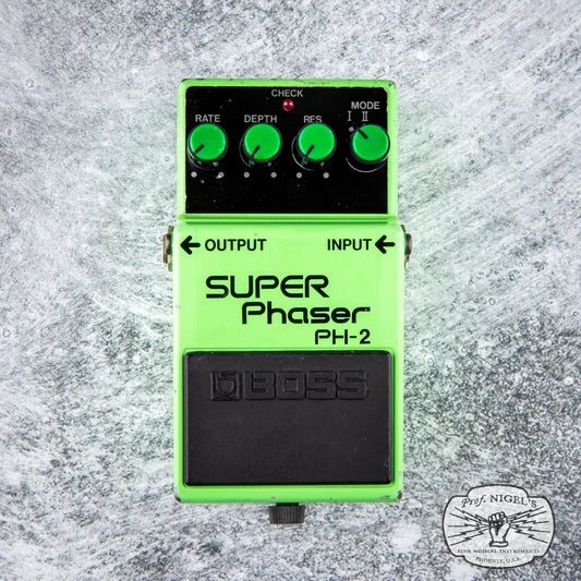 Boss PH-2 Super Phaser 1984 Black Label Vintage MIJ