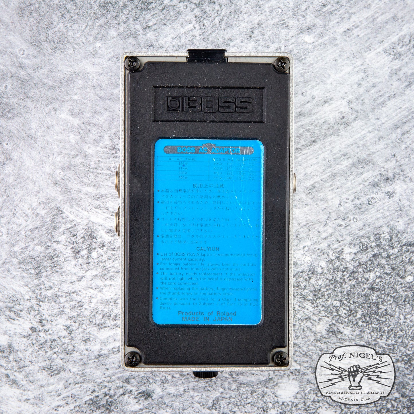 Boss MIJ DD-3 Digital Delay Long Chip (Blue Label) 1986 Vintage Made in Japan