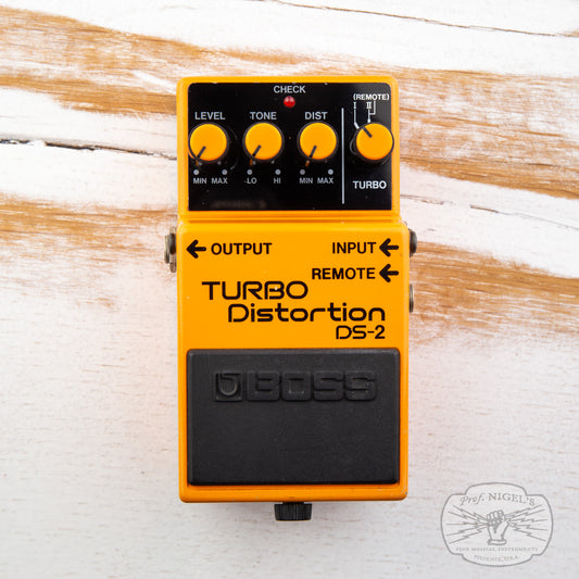 Boss DS-2 Turbo Distortion MIJ Germanium Diode Silver Label 1989 Made in Japan