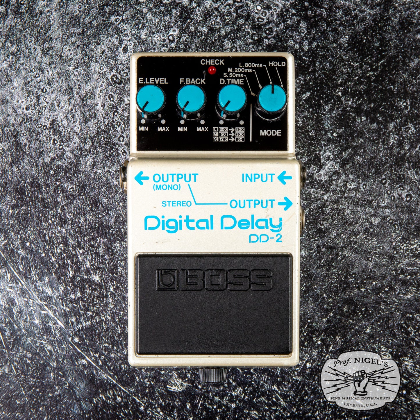 Boss DD-2 Digital Delay MIJ (Blue Label) 1985 Long Chip Vintage Made in Japan