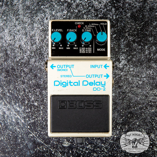 Boss DD-2 Digital Delay MIJ (Blue Label) 1985 Long Chip Vintage Made in Japan