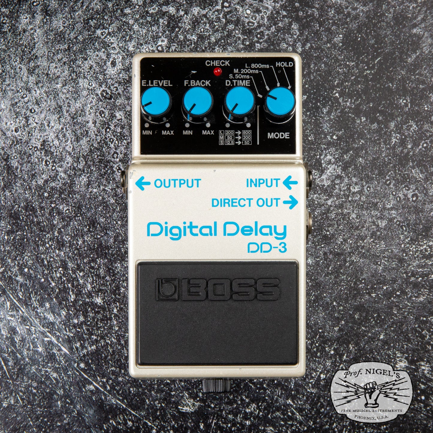 Boss MIJ DD-3 Digital Delay Long Chip (Blue Label) 1986 Vintage Made in Japan