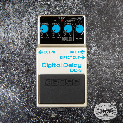 Boss MIJ DD-3 Digital Delay Long Chip (Blue Label) 1986 Vintage Made in Japan
