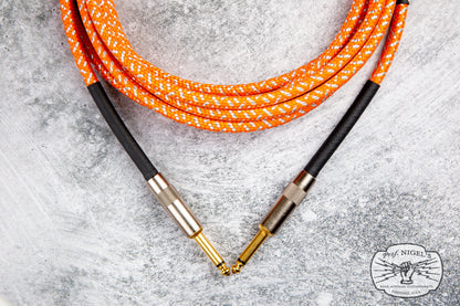 The Looking Glass Ultra-Low Capacitance Instrument Cable (Orangesicle)