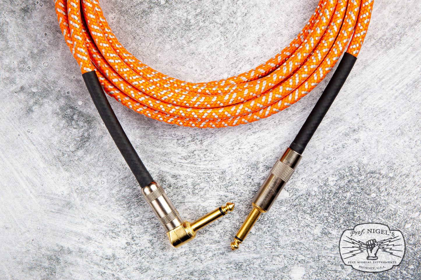The Looking Glass Ultra-Low Capacitance Instrument Cable (Orangesicle)