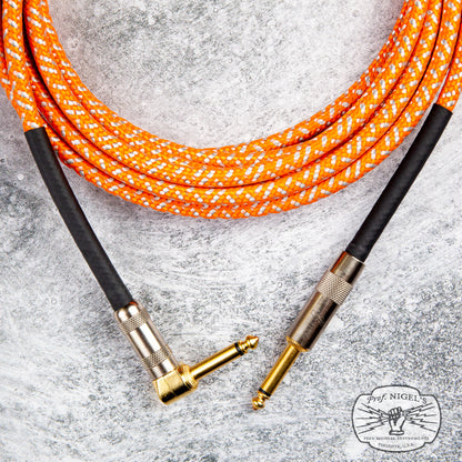 The Looking Glass Ultra-Low Capacitance Instrument Cable (Orangesicle)