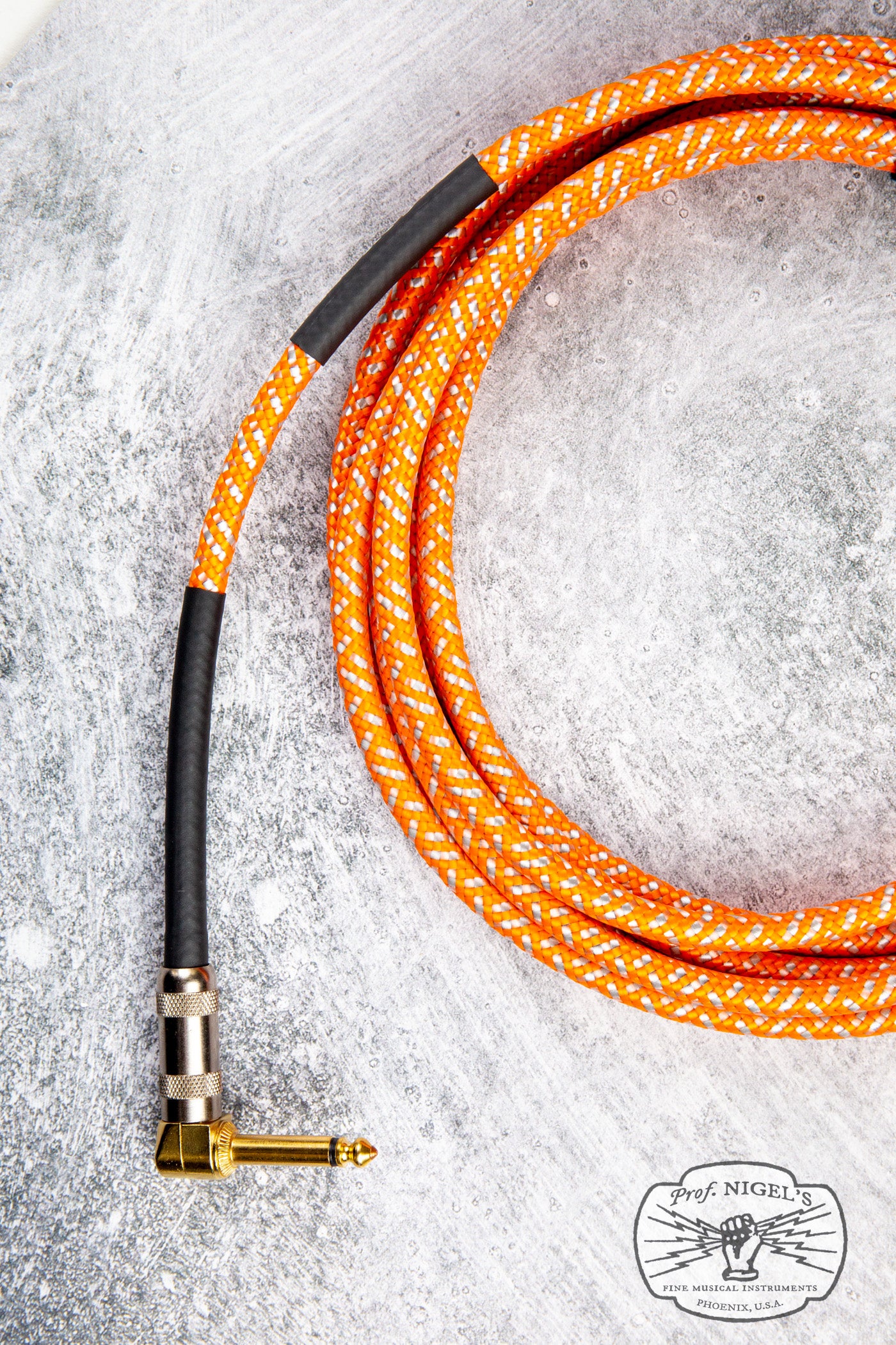 The Looking Glass Ultra-Low Capacitance Instrument Cable (Orangesicle)