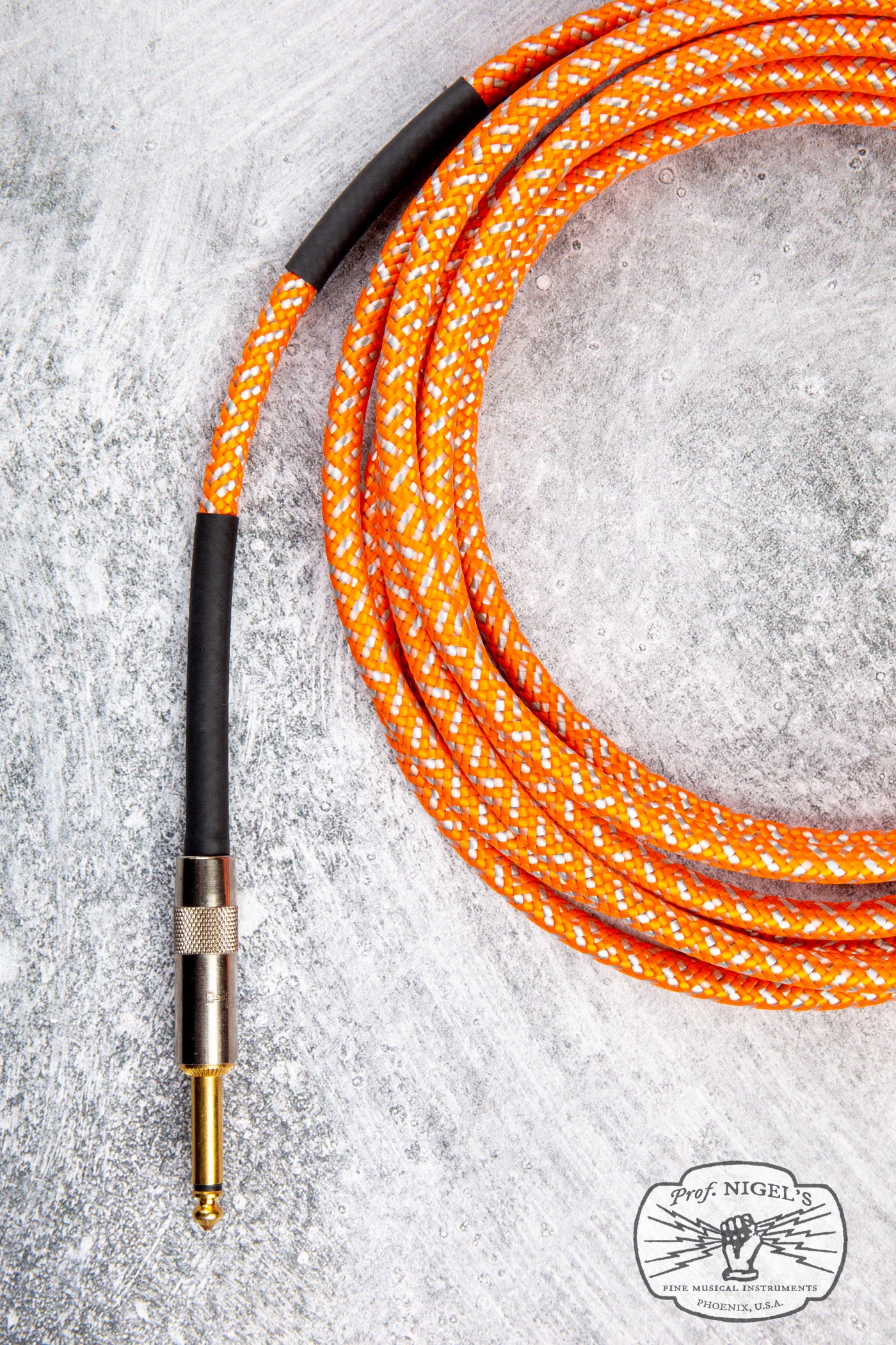The Looking Glass Ultra-Low Capacitance Instrument Cable (Orangesicle)