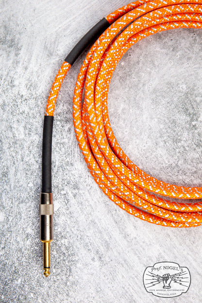 The Looking Glass Ultra-Low Capacitance Instrument Cable (Orangesicle)