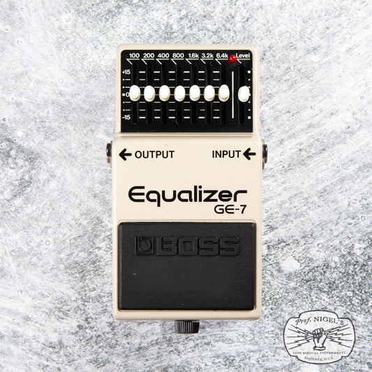 Boss GE-7 Equalizer MIJ Black Label 1990 Vintage Made in Japan