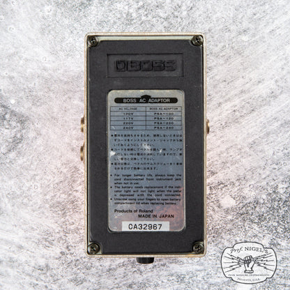 Boss DS-2 Turbo Distortion MIJ Germanium Diode Silver Label 1989 Made in Japan