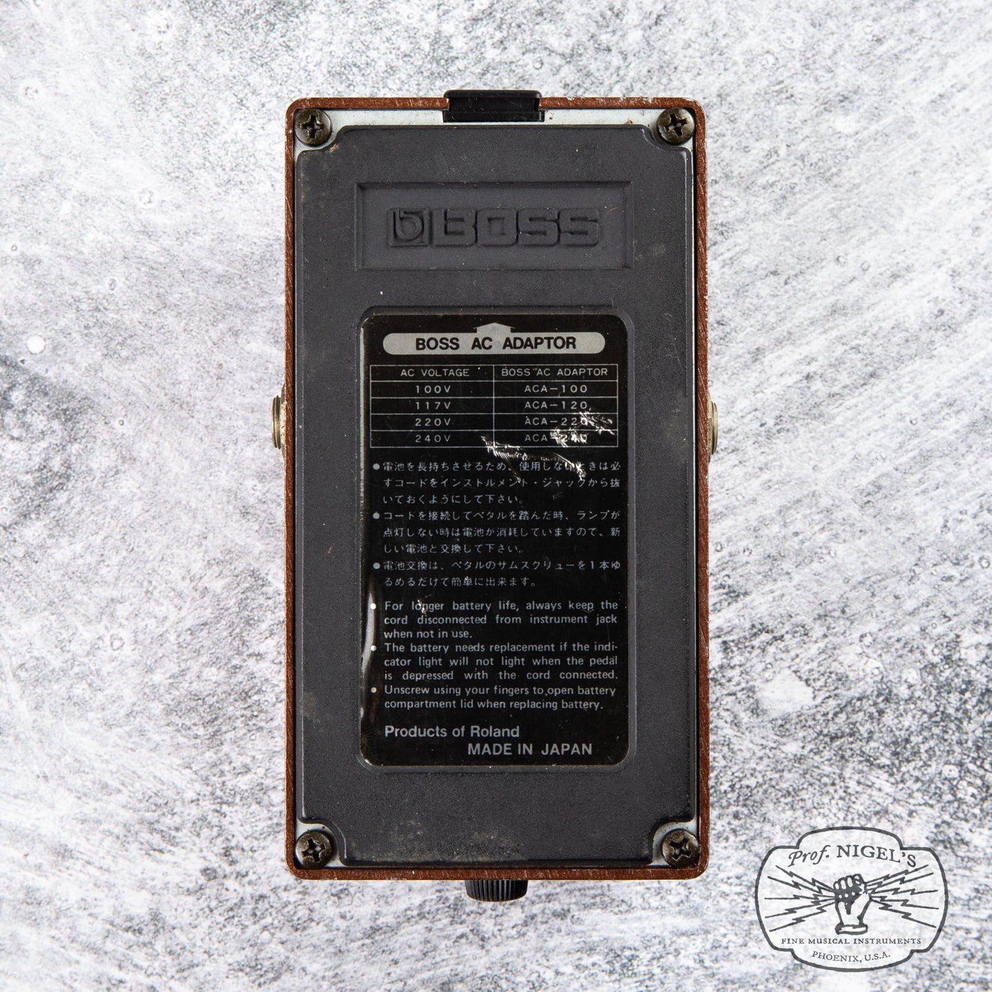 Boss MIJ OC-2 Octave w/ Box Black Label 1987 Vintage Made in Japan