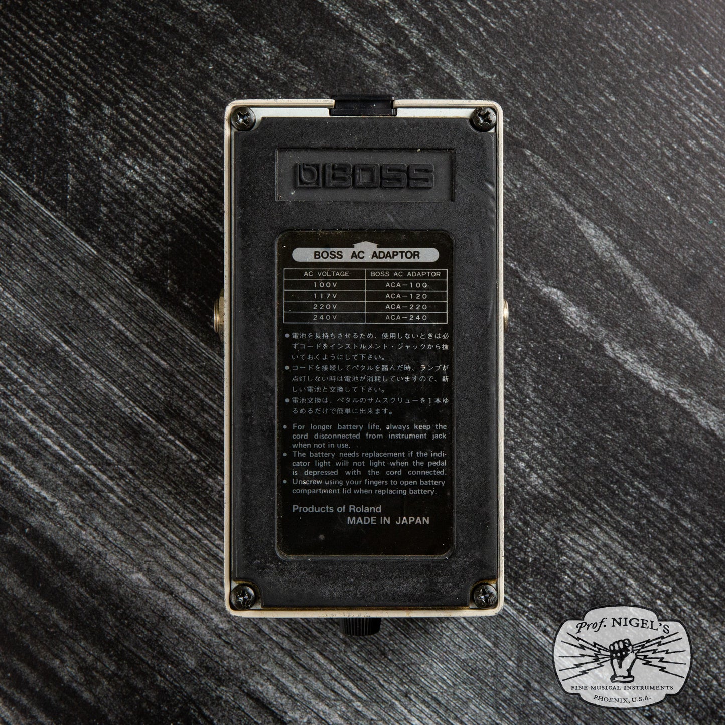 Boss GE-7 Equalizer MIJ Black Label Vintage Made in Japan