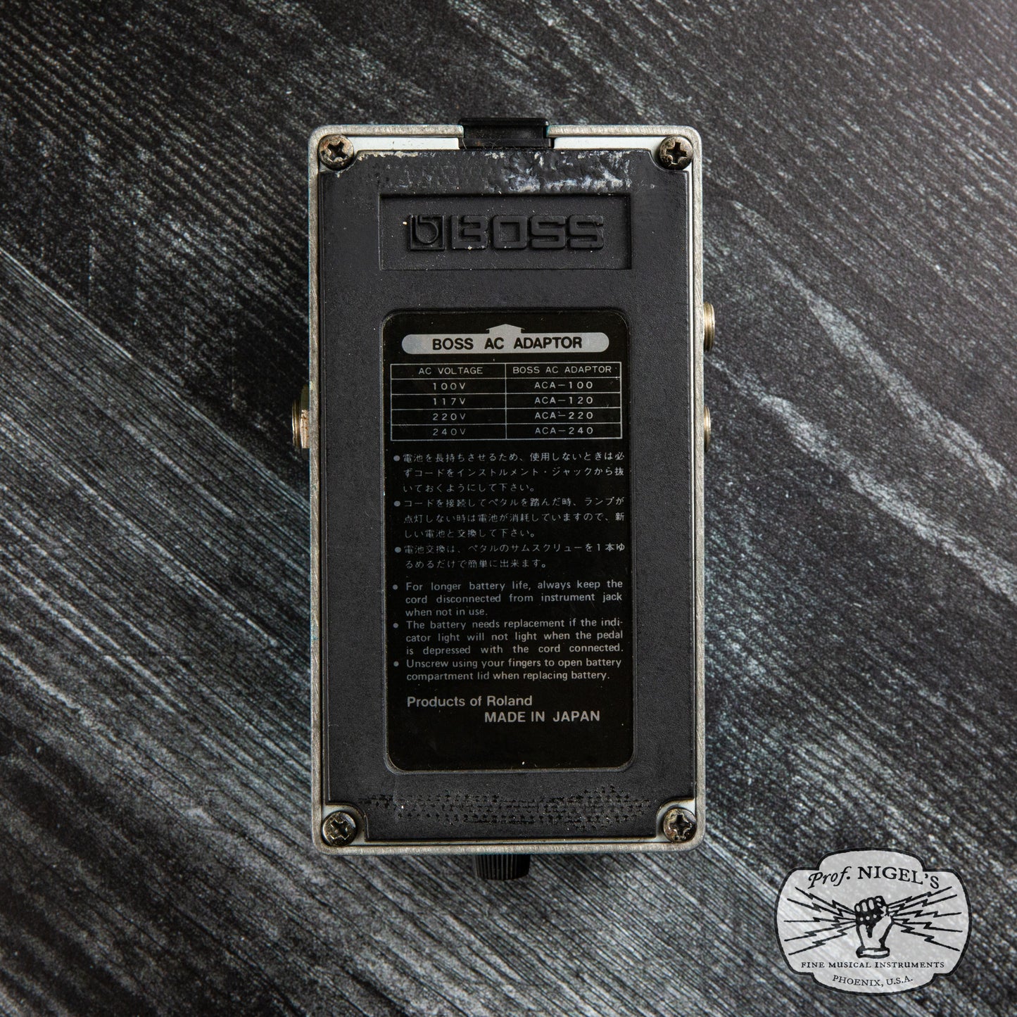 Boss CE-3 MIJ (Black Label) Vintage Made in Japan