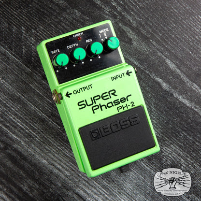 Boss PH-2 Super Phaser Black Label Vintage MIJ