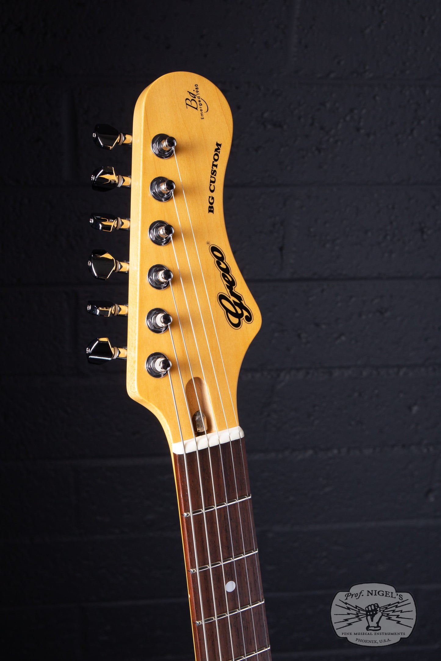 Greco BG Custom Electric Guitar – Blue White – Made in Japan