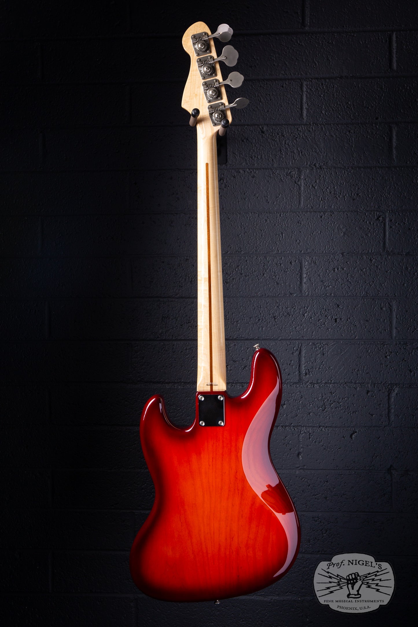 Tokai AJB118 Jazz Bass MIJ Trans Red Burst Ash Lightweight 8lb