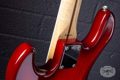 Tokai AJB118 Jazz Bass MIJ Trans Red Burst Ash Lightweight 8lb