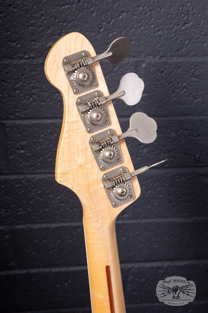 Tokai AJB118 Jazz Bass MIJ Trans Red Burst Ash Lightweight 8lb