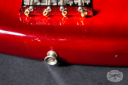 Tokai AJB118 Jazz Bass MIJ Trans Red Burst Ash Lightweight 8lb