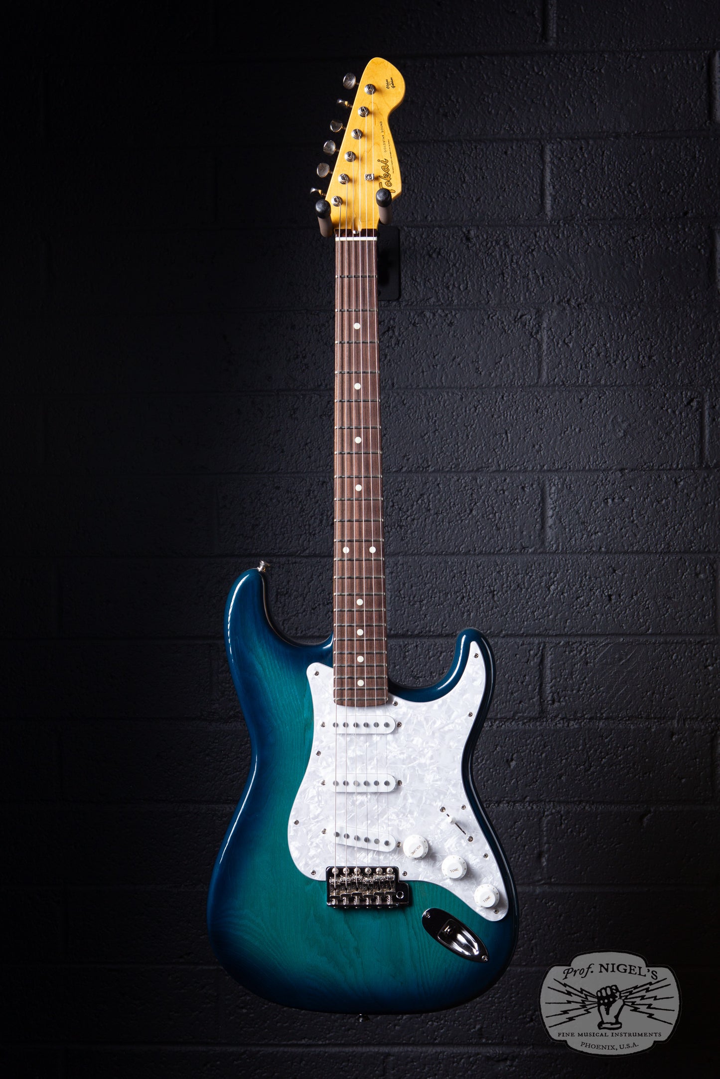 Tokai AST-108 S-Style MIJ Blue Burst Transparent Ash Rosewood Alnico 2 Made in Japan
