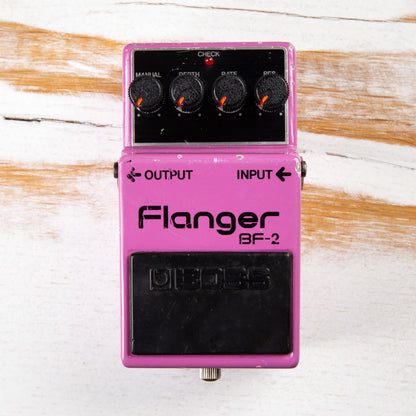 Boss BF-2 Silver Screw Flanger (Black Label) MIJ Made in Japan