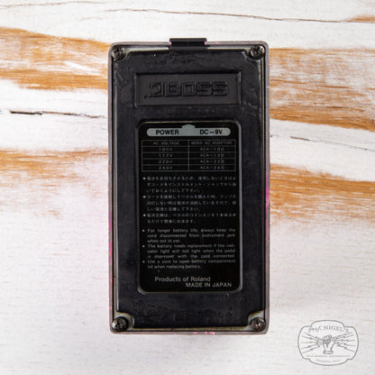 Boss BF-2 Silver Screw Flanger (Black Label) MIJ Made in Japan