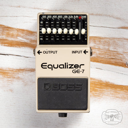 Boss GE-7 Equalizer MIJ Black Label Vintage Made in Japan
