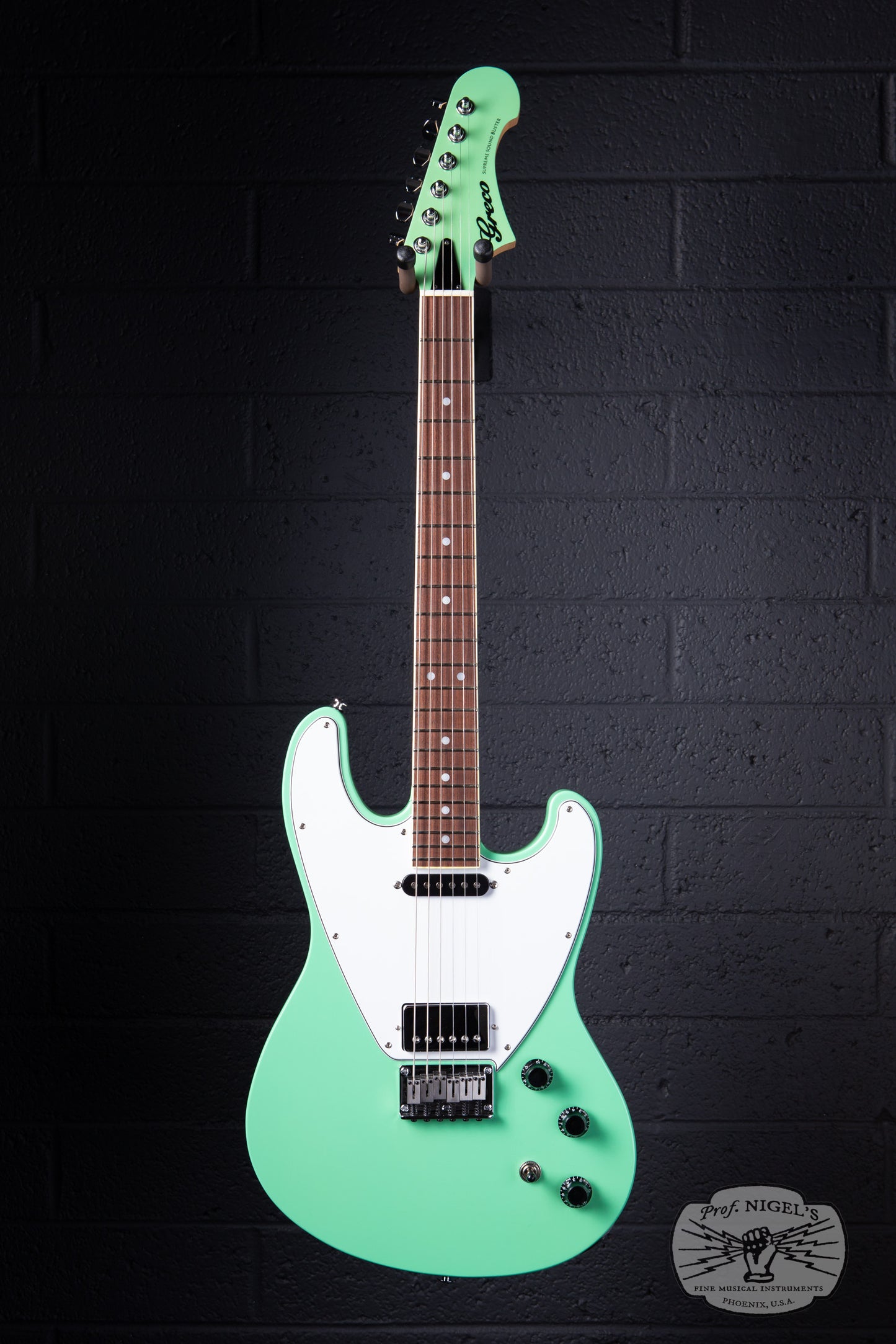 Greco BG-SH Electric Guitar – Light Green – Made in Japan