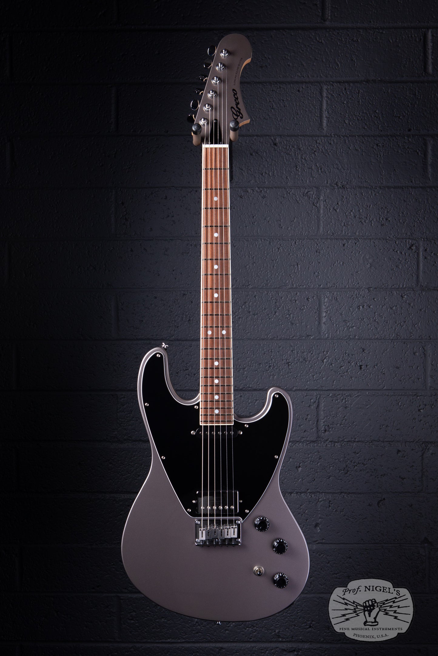 Greco BG-SH Electric Guitar – Metallic Gray – Made in Japan