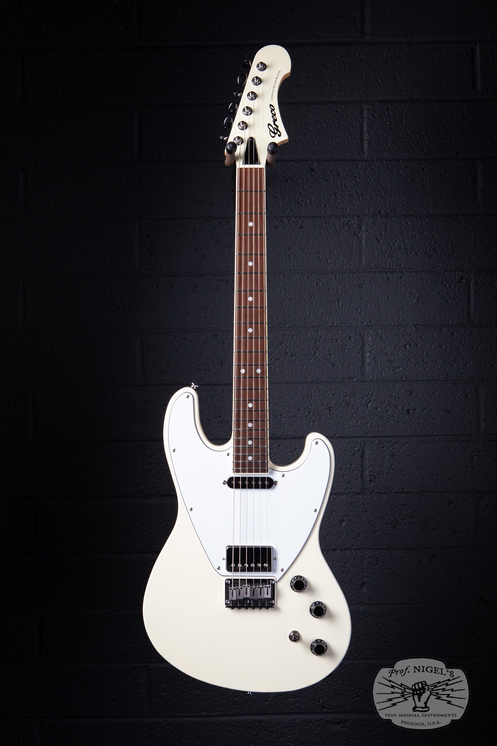 Greco BG-SH Electric Guitar – Antique White – Made in Japan