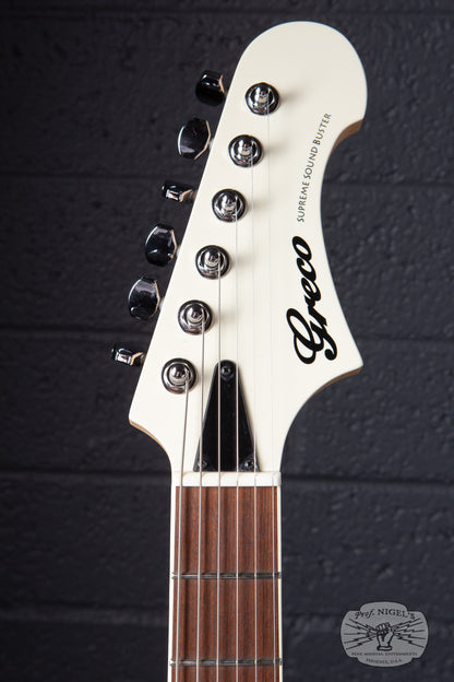 Greco BG-SH Electric Guitar – Antique White – Made in Japan