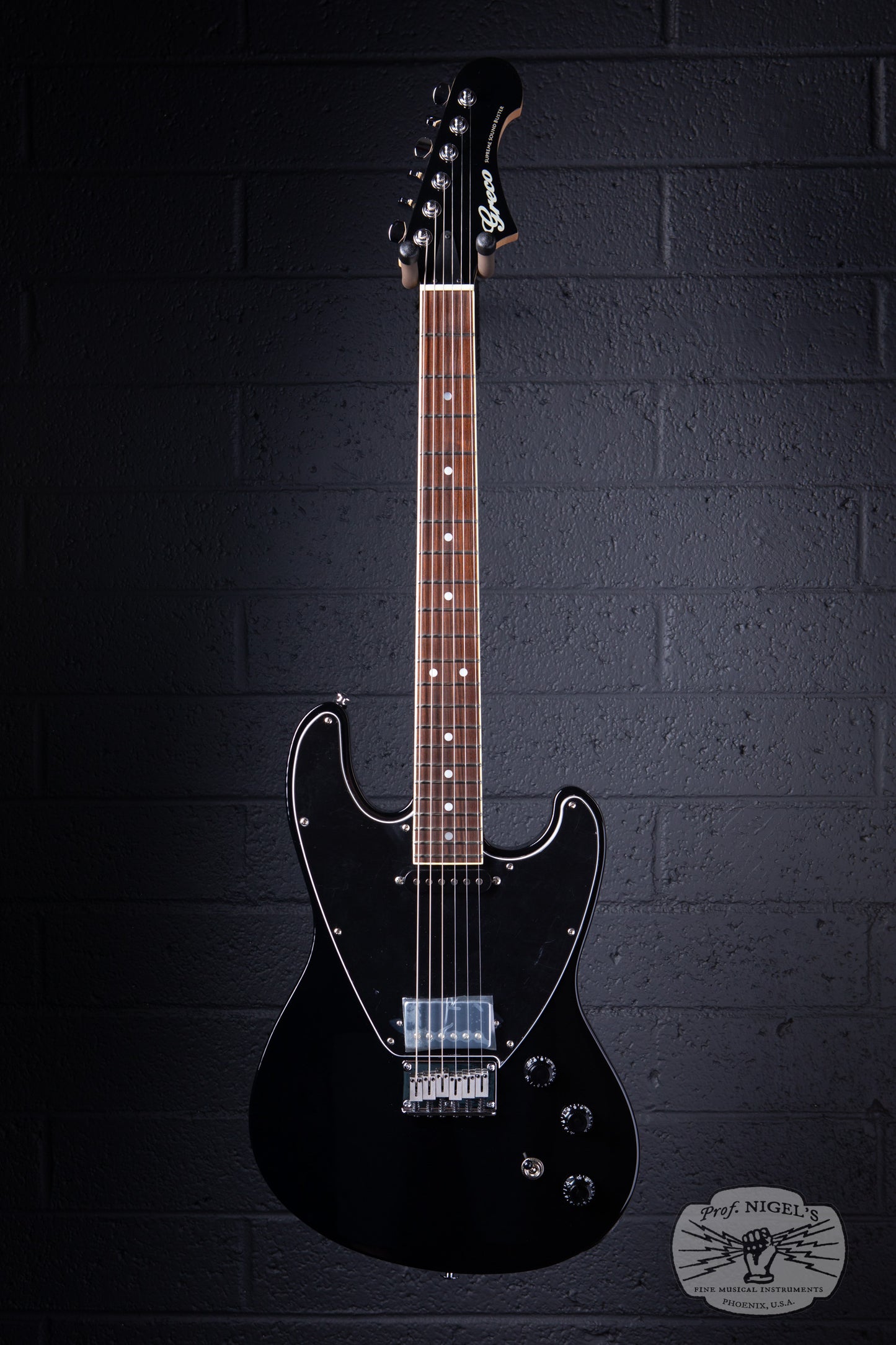 Greco BG-SH Electric Guitar – Black – Made in Japan