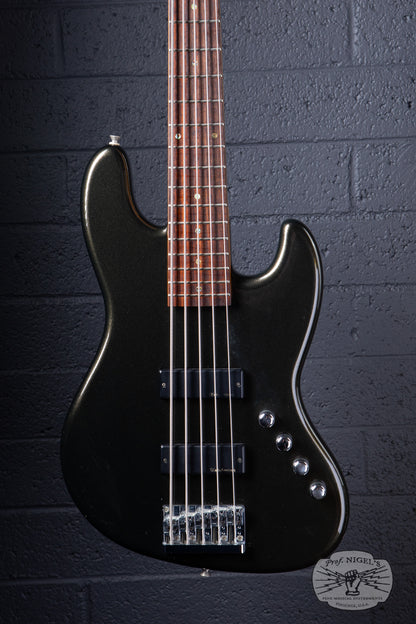 History GH-BJ5 5-String Bass – Black Metallic – Made in Japan (2001) Fujigen