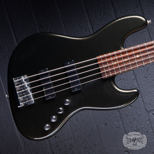 History GH-BJ5 5-String Bass – Black Metallic – Made in Japan (2001) Fujigen