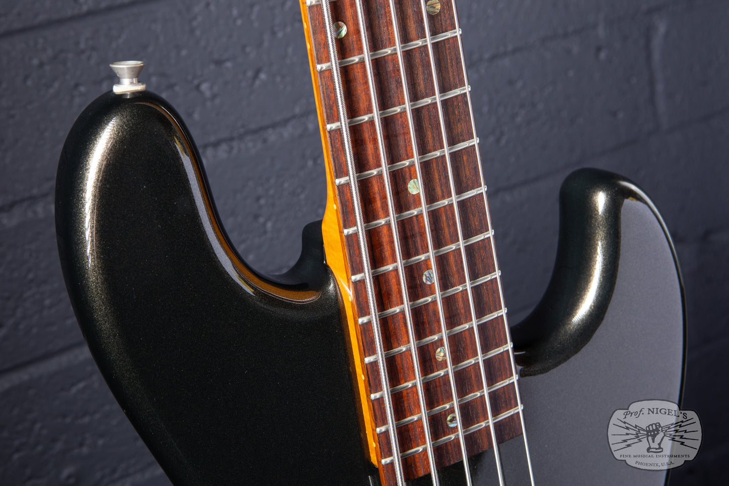 History GH-BJ5 5-String Bass – Black Metallic – Made in Japan (2001) Fujigen