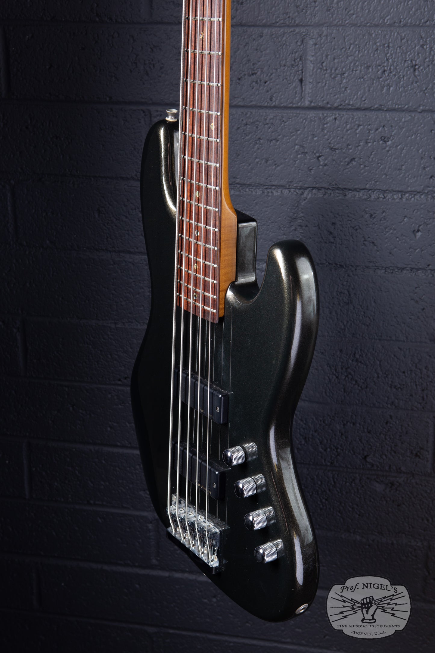 History GH-BJ5 5-String Bass – Black Metallic – Made in Japan (2001) Fujigen