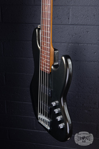 History GH-BJ5 5-String Bass – Black Metallic – Made in Japan (2001) Fujigen