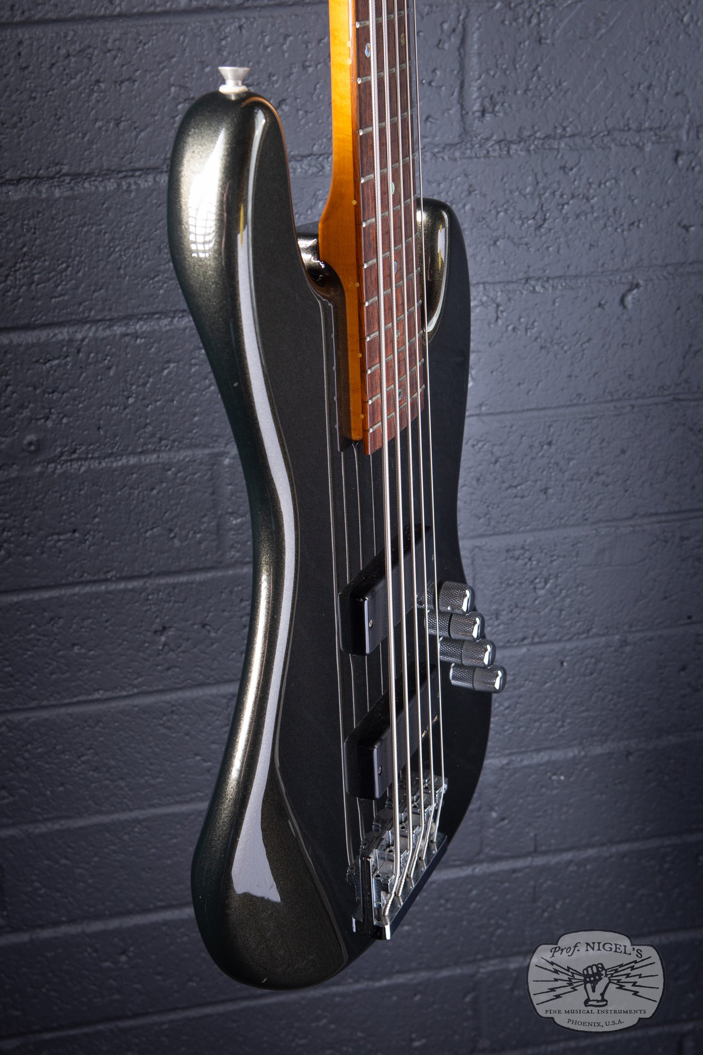 History GH-BJ5 5-String Bass – Black Metallic – Made in Japan (2001) Fujigen