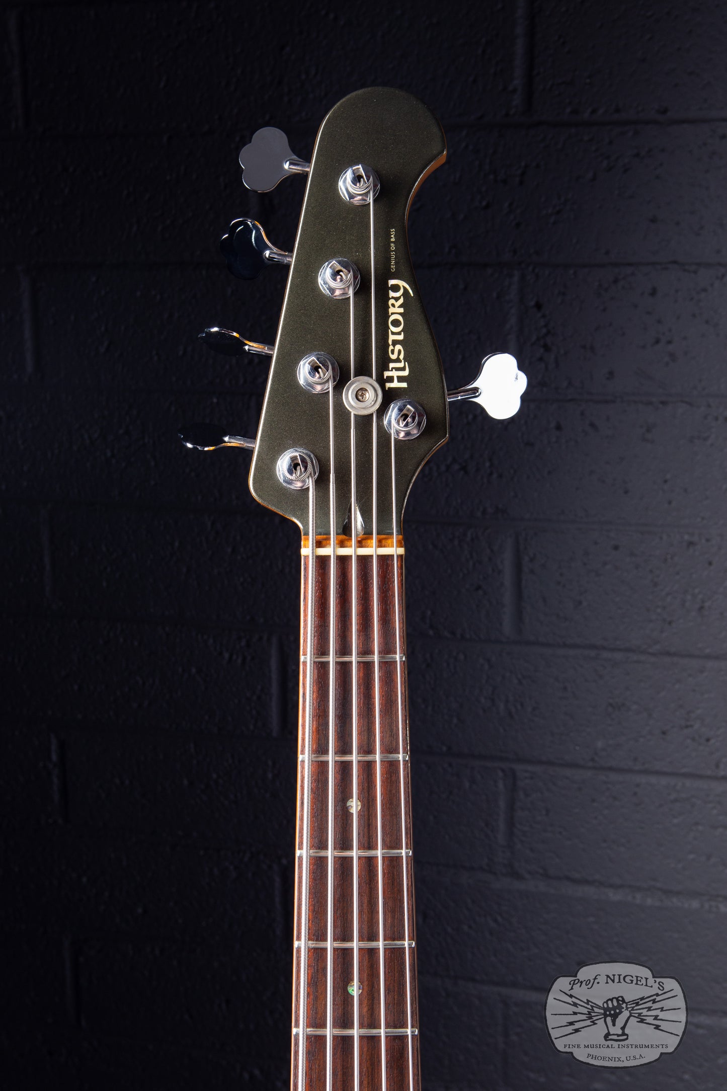 History GH-BJ5 5-String Bass – Black Metallic – Made in Japan (2001) Fujigen