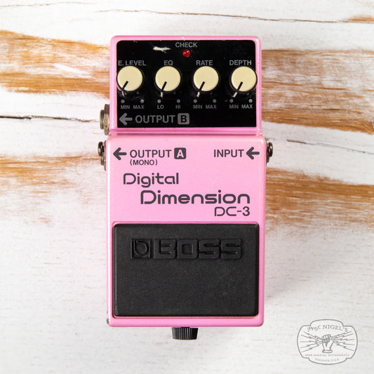 Boss DC-3 Digital Dimension Blue Label Chorus Pedal MIJ Made in Japan