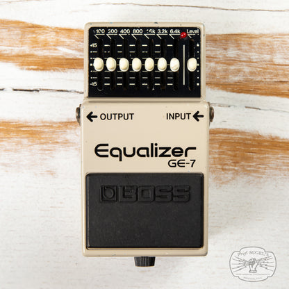 Boss GE-7 Equalizer MIJ Black Label Vintage Made in Japan