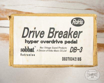 sobbat DB-3 DRIVE Breaker Overdrive w/ Boost – Made in Japan – Near Mint w/ Box