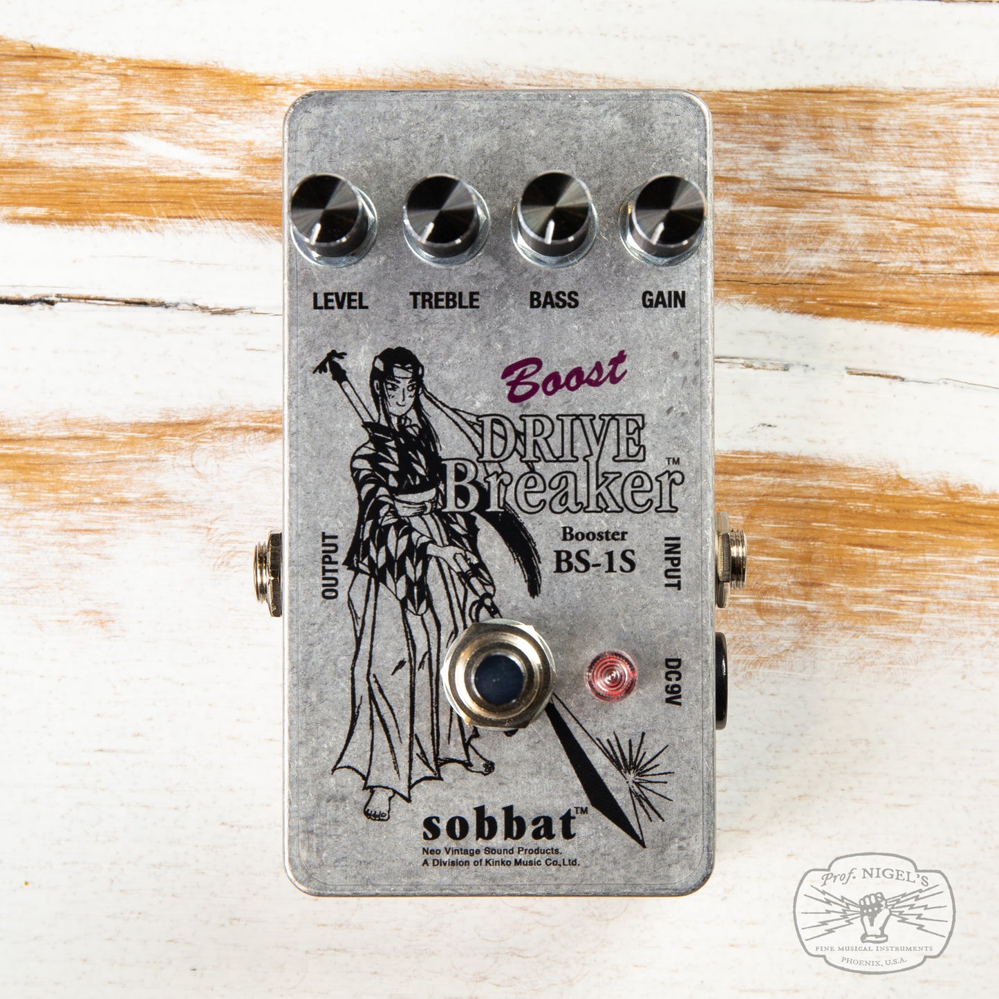 sobbat BS-1S Booster Drive Breaker – Clean Boost / Gain – Made in Japan – Near Mint w/ Box